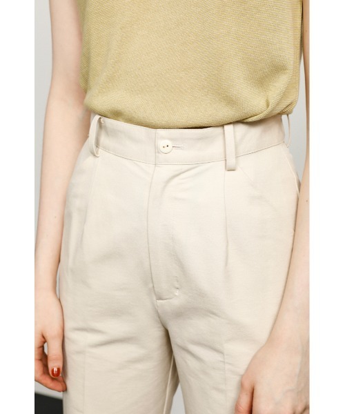 SLY(スライ)の「VERTICAL STRETCH PT ストレッチ パンツ(スラックス・レディース・アイボリー/オレンジ・0/1/2)」の3枚目の写真