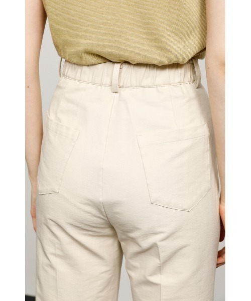 SLY(スライ)の「VERTICAL STRETCH PT ストレッチ パンツ(スラックス・レディース・アイボリー/オレンジ・0/1/2)」の7枚目の写真