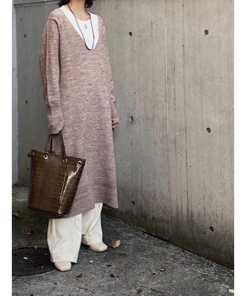 SLY(スライ)の「VERTICAL STRETCH PT ストレッチ パンツ(スラックス・レディース・アイボリー/オレンジ・0/1/2)」の21枚目の写真