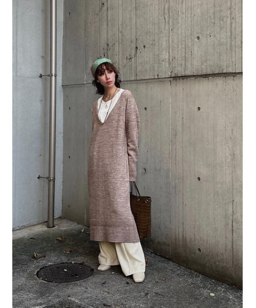 SLY(スライ)の「VERTICAL STRETCH PT ストレッチ パンツ(スラックス・レディース・アイボリー/オレンジ・0/1/2)」の20枚目の写真