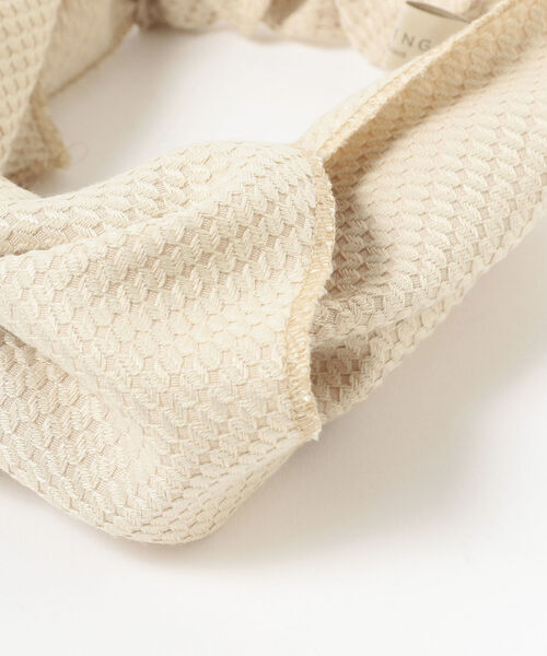 B:MING by BEAMS（ビーミングバイビームス）の「B:MING by BEAMS / リボン ヘアバンド（ヘアバンド・レディース・ブラック/ホワイト系その他5・ONE SIZE）」の4枚目の写真