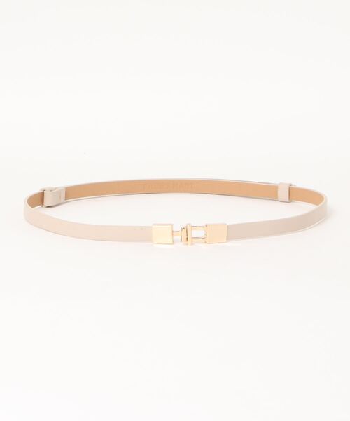 FREE'S MART（フリーズマート）の「Tメタルバーベルト（ベルト・レディース・ブラック/グレー/ベージュ・ﾌﾘ-）」の3枚目の写真