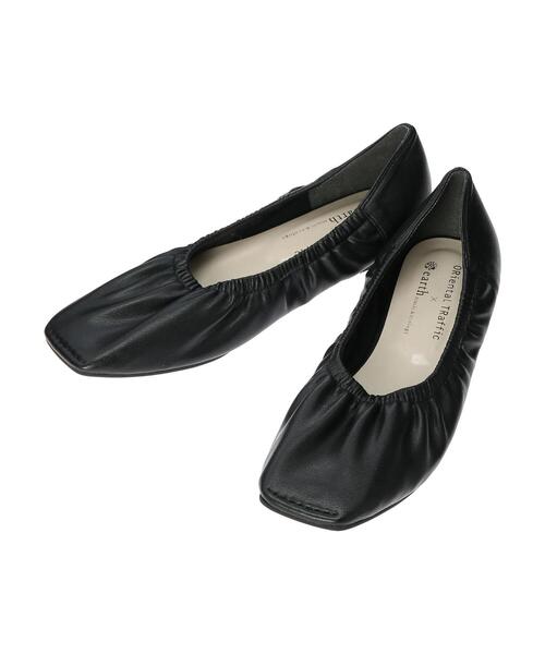 ORiental TRaffic(オリエンタルトラフィック)の「ORiental TRaffic ギャザーパンプス *(パンプス・レディース・ベージュ/ブラック/ミント・L/S/M)」の16枚目の写真