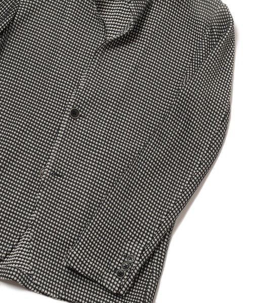 MEN'S BIGI（メンズビギ）の「裏目ワッフル スタンドジャケット（その他トップス・メンズ・ブラック/ネイビー・01/02/03/04）」の18枚目の写真