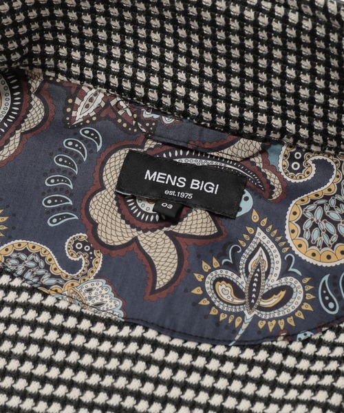 MEN'S BIGI（メンズビギ）の「裏目ワッフル スタンドジャケット（その他トップス・メンズ・ブラック/ネイビー・01/02/03/04）」の20枚目の写真