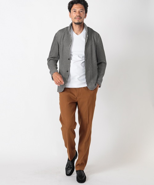 MEN'S BIGI（メンズビギ）の「裏目ワッフル スタンドジャケット（その他トップス・メンズ・ブラック/ネイビー・01/02/03/04）」の15枚目の写真