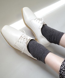 AmiAmi | スクエアトゥオックスフォードレースアップシューズ(ローファー)