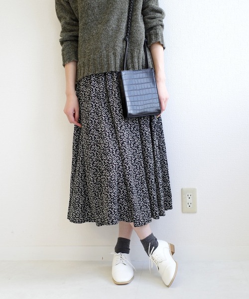 AmiAmi（アミアミ）の「スクエアトゥオックスフォードレースアップシューズ（ローファー・レディース・ブラック/ブラック系その他/ブラウン/ホワイト・L/LL/M/S）」の17枚目の写真