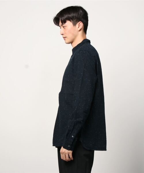 ALLSAINTS(オールセインツ)の「ELMIRA SHIRT | ELMIRA シャツ(シャツ/ブラウス・メンズ・ブラック系・M/S/L/XS)」の2枚目の写真