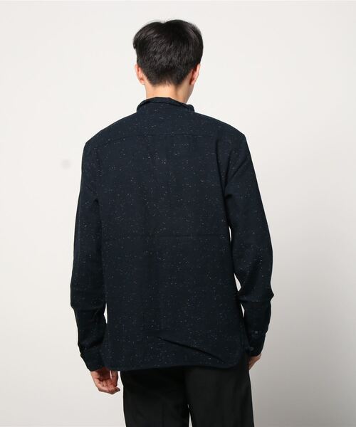 ALLSAINTS(オールセインツ)の「ELMIRA SHIRT | ELMIRA シャツ(シャツ/ブラウス・メンズ・ブラック系・M/S/L/XS)」の3枚目の写真