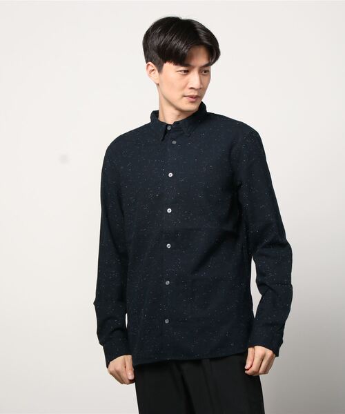 ALLSAINTS(オールセインツ)の「ELMIRA SHIRT | ELMIRA シャツ(シャツ/ブラウス・メンズ・ブラック系・M/S/L/XS)」の7枚目の写真
