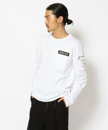 AVIREX | ファティーグ  クルーネック 長袖 Tシャツ/LONG SLEEVE FATIGUE CREW NECK T-SHIRT/アヴィレックス/AVIREX(Tシャツ/カットソー)