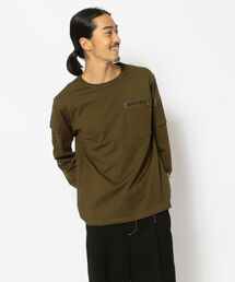 ファティーグ  クルーネック 長袖 Tシャツ/LONG SLEEVE FATIGUE CREW NECK T-SHIRT/アヴィレックス/AVIREX