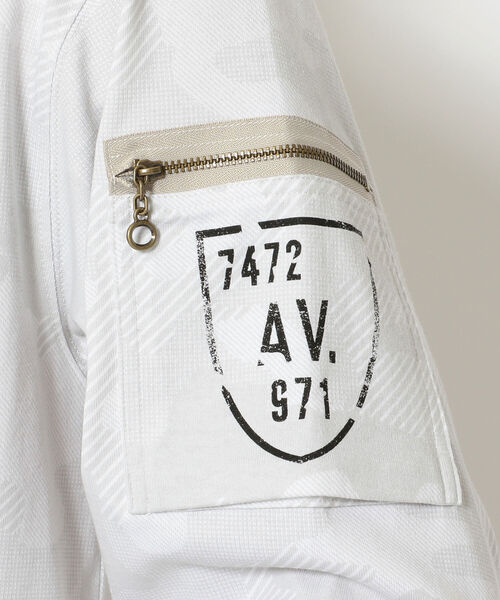 AVIREX（アヴィレックス）の「ファティーグ  クルーネック 長袖 Tシャツ/LONG SLEEVE FATIGUE CREW NECK T-SHIRT/アヴィレックス/AVIREX（Tシャツ/カットソー・メンズ・ブラック/オリーブ/White/ホワイト/ネイビー/Black・XX-LARGE/X-LARGE/MEDIUM/LARGE）」の12枚目の写真