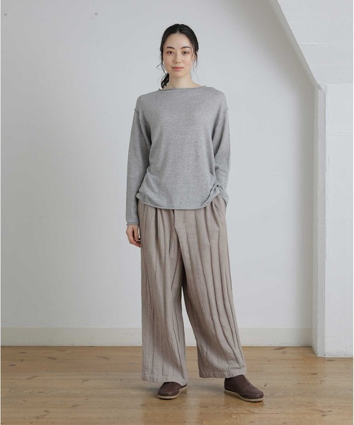Plantation(プランテーション)の「BIZEN Autumn WAVE D/パンツ(その他パンツ・レディース・ネイビー/ライトグレー/ライトブラウン・M size)」の20枚目の写真