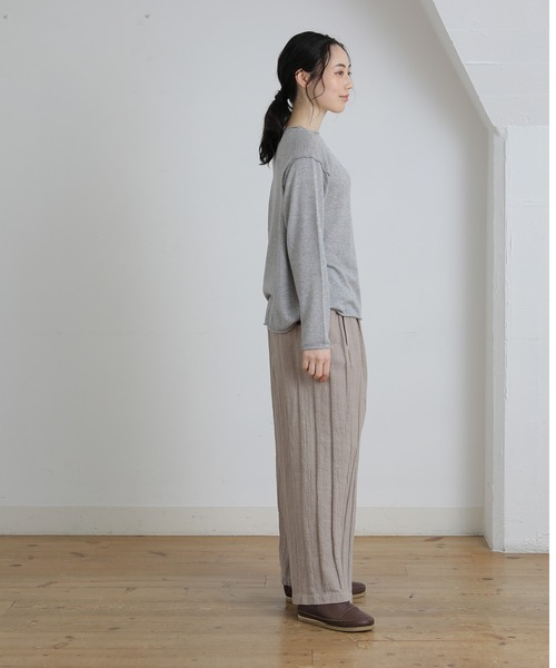 Plantation(プランテーション)の「BIZEN Autumn WAVE D/パンツ(その他パンツ・レディース・ネイビー/ライトグレー/ライトブラウン・M size)」の16枚目の写真