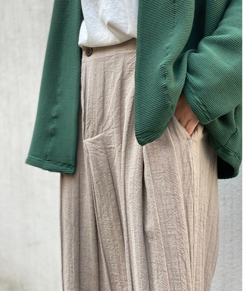 Plantation(プランテーション)の「BIZEN Autumn WAVE D/パンツ(その他パンツ・レディース・ネイビー/ライトグレー/ライトブラウン・M size)」の11枚目の写真