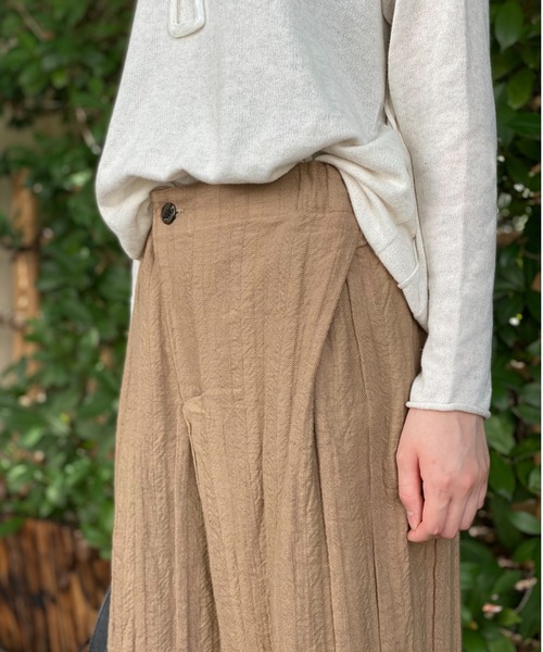 Plantation(プランテーション)の「BIZEN Autumn WAVE D/パンツ(その他パンツ・レディース・ネイビー/ライトグレー/ライトブラウン・M size)」の8枚目の写真