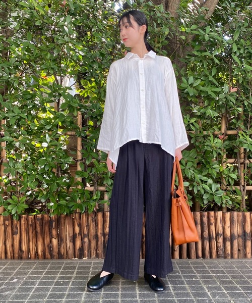 Plantation(プランテーション)の「BIZEN Autumn WAVE D/パンツ(その他パンツ・レディース・ネイビー/ライトグレー/ライトブラウン・M size)」の4枚目の写真