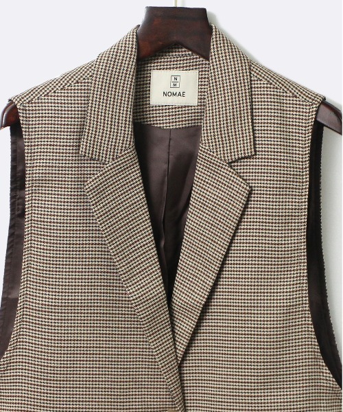 NOMAE(ノーマエ)の「【NOMAE】テーラードジレ(その他アウター・レディース・ホワイト/ブラック/ブラウン系その他・FREE)」の6枚目の写真