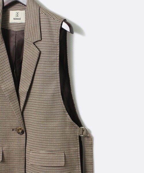 NOMAE(ノーマエ)の「【NOMAE】テーラードジレ(その他アウター・レディース・ホワイト/ブラック/ブラウン系その他・FREE)」の8枚目の写真