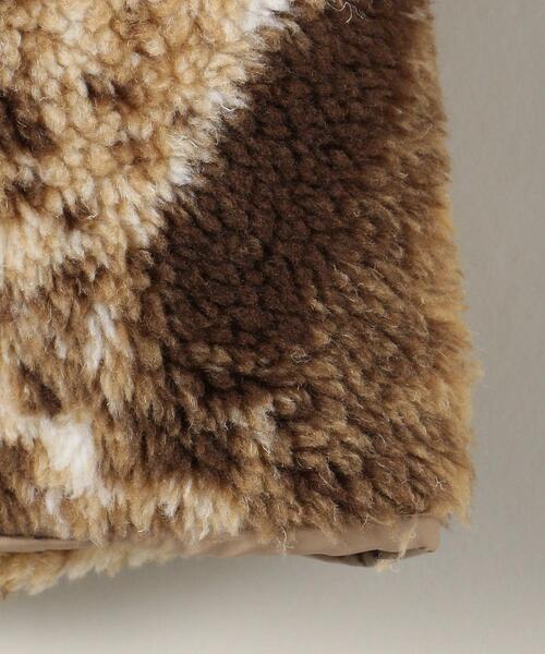 ASTRAET（アストラット）の「＜ASTRAET（アストラット）＞ボア ノーカラー ブルゾン（ノーカラーコート・レディース・ブラウン/オフホワイト・FREE）」の19枚目の写真