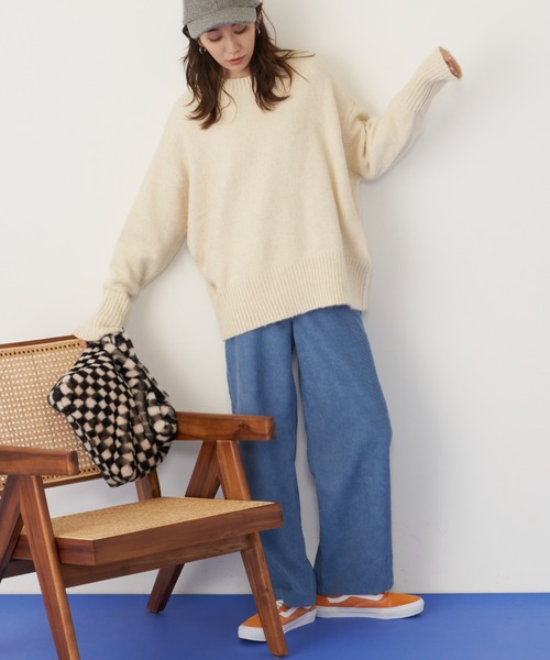 Auntie Rosa Holiday（アンティローザホリデー）の「コーデュロイベーカーパンツ（その他パンツ・レディース・ブルー/グリーン/アイボリー・SMALL/MEDIUM）」の12枚目の写真