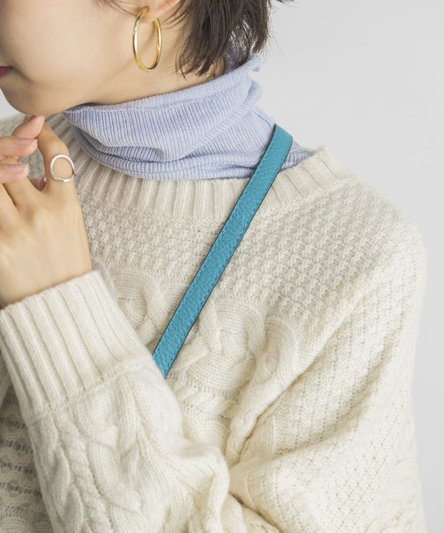 URBAN RESEARCH（アーバンリサーチ）の「シャーリングスリーブタートルネックカットソー（Tシャツ/カットソー・レディース・ライトグレー/ブラウン/グリーン/ライトブルー・FREE）」の5枚目の写真