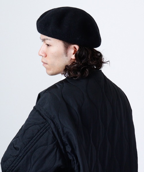 Sense of Grace（センスオブグレース）の「ACRO BERET ウール バスクベレー帽（ハンチング/ベレー帽・メンズ・ダークベージュ/チャコールグレー/アッシュ/ブラック/ネイビー/ダークカーキ・FREE）」の21枚目の写真