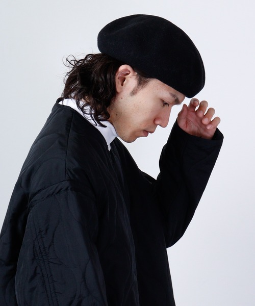 Sense of Grace（センスオブグレース）の「ACRO BERET ウール バスクベレー帽（ハンチング/ベレー帽・メンズ・ダークベージュ/チャコールグレー/アッシュ/ブラック/ネイビー/ダークカーキ・FREE）」の22枚目の写真