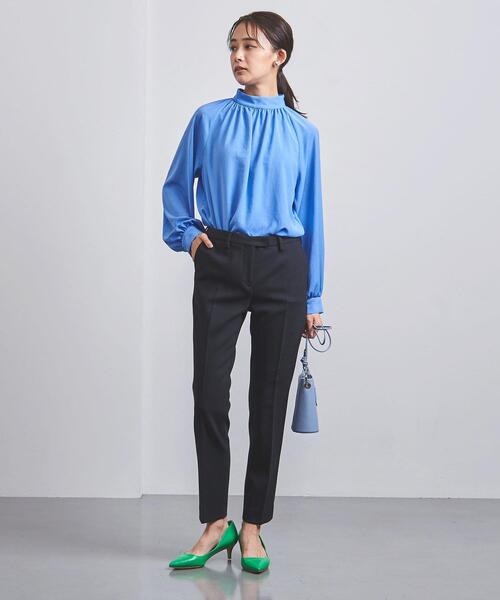 INCOTEX（インコテックス）の「＜INCOTEX（インコテックス）＞AMELIA スリム パンツ（その他パンツ・レディース・ネイビー・40/38/42）」の5枚目の写真