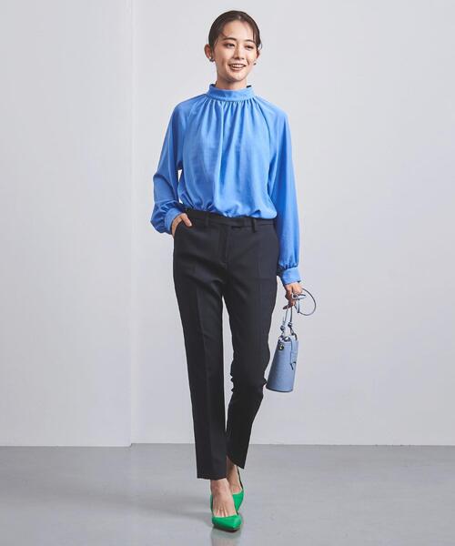 INCOTEX（インコテックス）の「＜INCOTEX（インコテックス）＞AMELIA スリム パンツ（その他パンツ・レディース・ネイビー・40/38/42）」の8枚目の写真