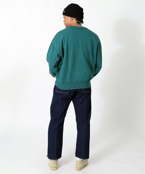 Oriens JOURNAL STANDARD（オリエンス ジャーナルスタンダード）の「Worn Out ダメージスウェット◆（Tシャツ/カットソー・メンズ・ブラック/ネイビー/レッド/グリーン・MEDIUM/LARGE）」の15枚目の写真