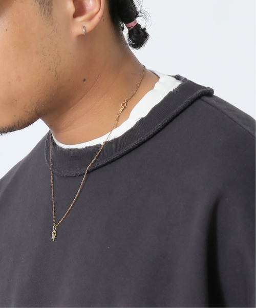 Oriens JOURNAL STANDARD（オリエンス ジャーナルスタンダード）の「Worn Out ダメージスウェット◆（Tシャツ/カットソー・メンズ・ブラック/ネイビー/レッド/グリーン・MEDIUM/LARGE）」の16枚目の写真