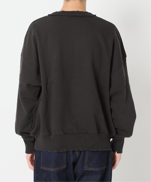 Oriens JOURNAL STANDARD（オリエンス ジャーナルスタンダード）の「Worn Out ダメージスウェット◆（Tシャツ/カットソー・メンズ・ブラック/ネイビー/レッド/グリーン・MEDIUM/LARGE）」の8枚目の写真