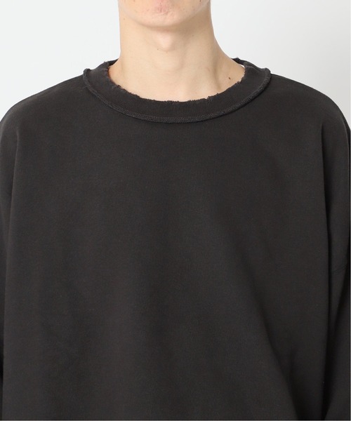 Oriens JOURNAL STANDARD（オリエンス ジャーナルスタンダード）の「Worn Out ダメージスウェット◆（Tシャツ/カットソー・メンズ・ブラック/ネイビー/レッド/グリーン・MEDIUM/LARGE）」の13枚目の写真