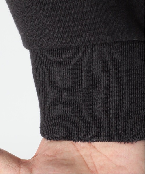 Oriens JOURNAL STANDARD（オリエンス ジャーナルスタンダード）の「Worn Out ダメージスウェット◆（Tシャツ/カットソー・メンズ・ブラック/ネイビー/レッド/グリーン・MEDIUM/LARGE）」の9枚目の写真