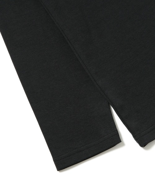 NANO universe(ナノユニバース)の「Anti SmellモックネックロングスリーブTシャツ(Tシャツ/カットソー・メンズ・ブラック/ホワイト/グレー・L/S/M/XL)」の7枚目の写真