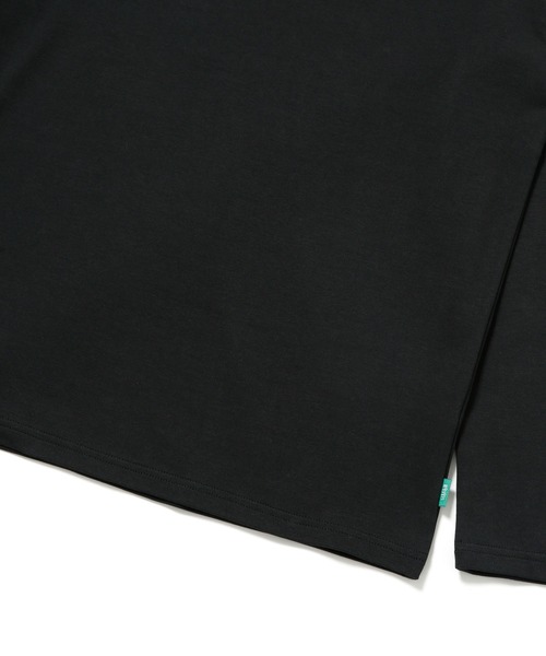 NANO universe(ナノユニバース)の「Anti SmellモックネックロングスリーブTシャツ(Tシャツ/カットソー・メンズ・ブラック/ホワイト/グレー・L/S/M/XL)」の8枚目の写真