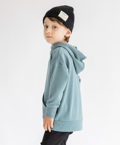 BRANSHES(ブランシェス)の「【カラバリ】裏毛パーカー(パーカー・キッズ・ブラウン/ブルー/アイボリー/ブラック/エンジ・110/130/150/100/120/140)」の4枚目の写真