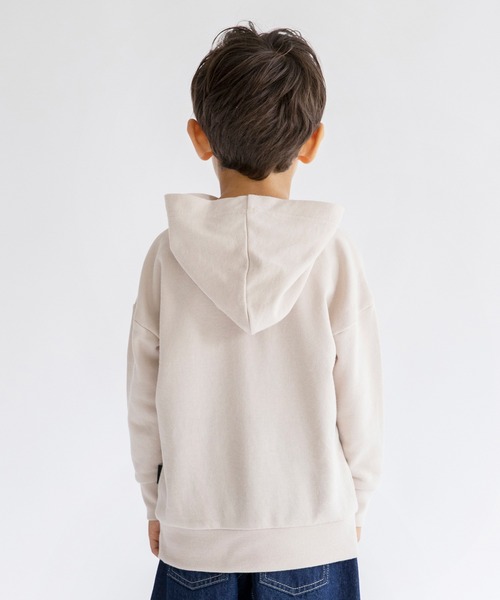 BRANSHES(ブランシェス)の「【カラバリ】裏毛パーカー(パーカー・キッズ・ブラウン/ブルー/アイボリー/ブラック/エンジ・110/130/150/100/120/140)」の11枚目の写真