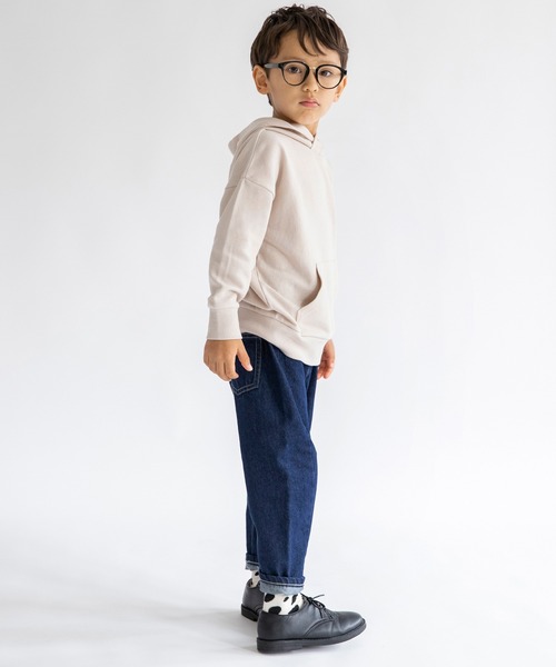 BRANSHES(ブランシェス)の「【カラバリ】裏毛パーカー(パーカー・キッズ・ブラウン/ブルー/アイボリー/ブラック/エンジ・110/130/150/100/120/140)」の14枚目の写真