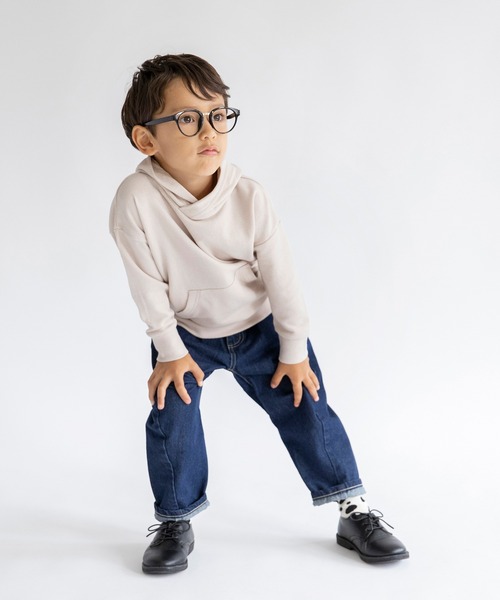 BRANSHES(ブランシェス)の「【カラバリ】裏毛パーカー(パーカー・キッズ・ブラウン/ブルー/アイボリー/ブラック/エンジ・110/130/150/100/120/140)」の17枚目の写真