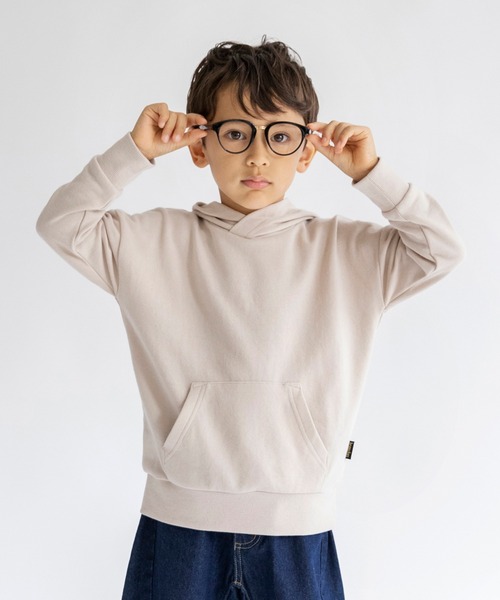 BRANSHES(ブランシェス)の「【カラバリ】裏毛パーカー(パーカー・キッズ・ブラウン/ブルー/アイボリー/ブラック/エンジ・110/130/150/100/120/140)」の9枚目の写真