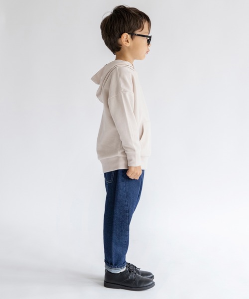 BRANSHES(ブランシェス)の「【カラバリ】裏毛パーカー(パーカー・キッズ・ブラウン/ブルー/アイボリー/ブラック/エンジ・110/130/150/100/120/140)」の15枚目の写真