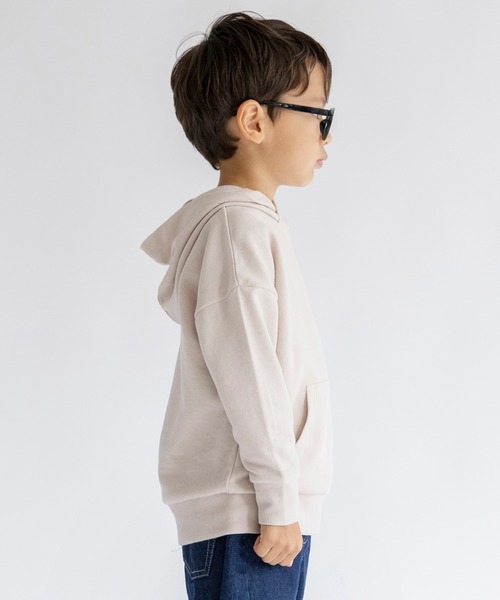 BRANSHES(ブランシェス)の「【カラバリ】裏毛パーカー(パーカー・キッズ・ブラウン/ブルー/アイボリー/ブラック/エンジ・110/130/150/100/120/140)」の10枚目の写真