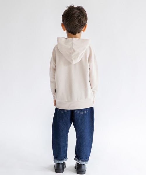 BRANSHES(ブランシェス)の「【カラバリ】裏毛パーカー(パーカー・キッズ・ブラウン/ブルー/アイボリー/ブラック/エンジ・110/130/150/100/120/140)」の16枚目の写真