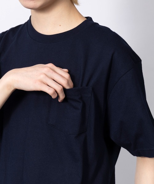 Printstar（プリントスター）の「【Printstar】5.6オンス プレミアムコットン ヘビーウェイトポケットTシャツ シンプル半袖無地T ベーシック  00109（Tシャツ/カットソー・メンズ・ブラック/バーガンディー/オレンジ/グレー/ホワイト/ネイビー/カーキ・MEDIUM/SMALL/X-LARGE/LARGE）」の17枚目の写真