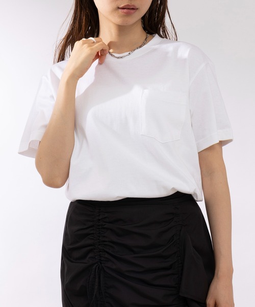 Printstar（プリントスター）の「【Printstar】5.6オンス プレミアムコットン ヘビーウェイトポケットTシャツ シンプル半袖無地T ベーシック  00109（Tシャツ/カットソー・メンズ・ブラック/バーガンディー/オレンジ/グレー/ホワイト/ネイビー/カーキ・MEDIUM/SMALL/X-LARGE/LARGE）」の20枚目の写真
