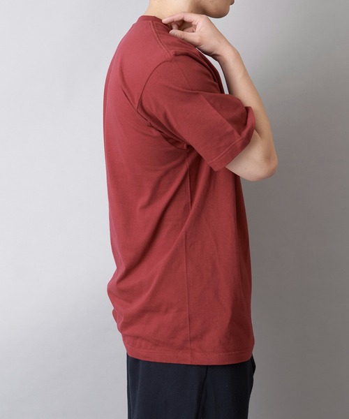 Printstar（プリントスター）の「【Printstar】5.6オンス プレミアムコットン ヘビーウェイトポケットTシャツ シンプル半袖無地T ベーシック  00109（Tシャツ/カットソー・メンズ・ブラック/バーガンディー/オレンジ/グレー/ホワイト/ネイビー/カーキ・MEDIUM/SMALL/X-LARGE/LARGE）」の14枚目の写真